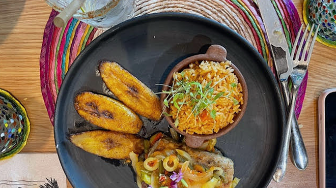 a restaurant dish